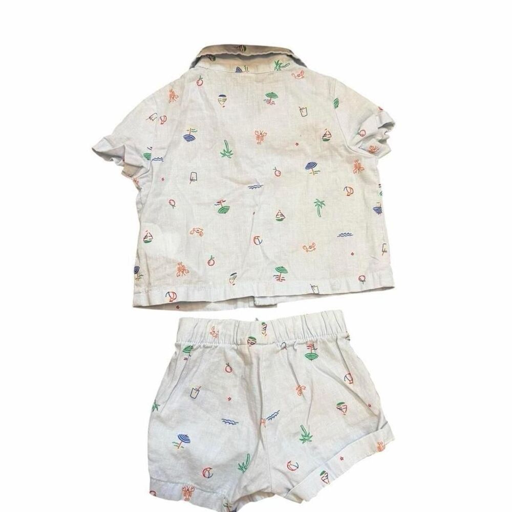 Gap baby boy set with beachy print - Picture 2 of 4